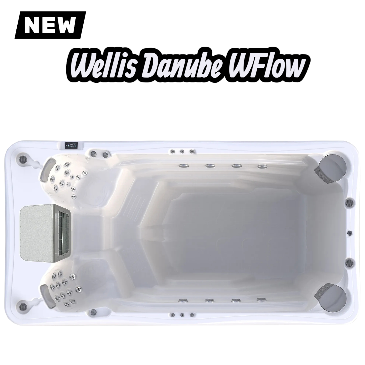 Wellis Schwimmspa Danube W-Flow Coswig Sachsen - Training ohne Wenden
