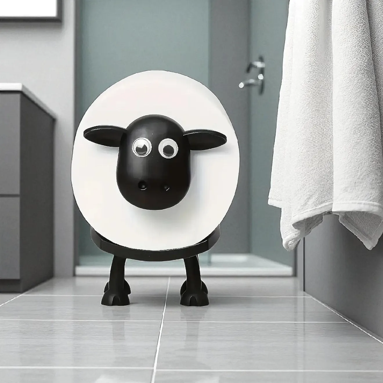 lustiges TV Kultschaaf Sheep - WC Tolittenpapier Zubehör