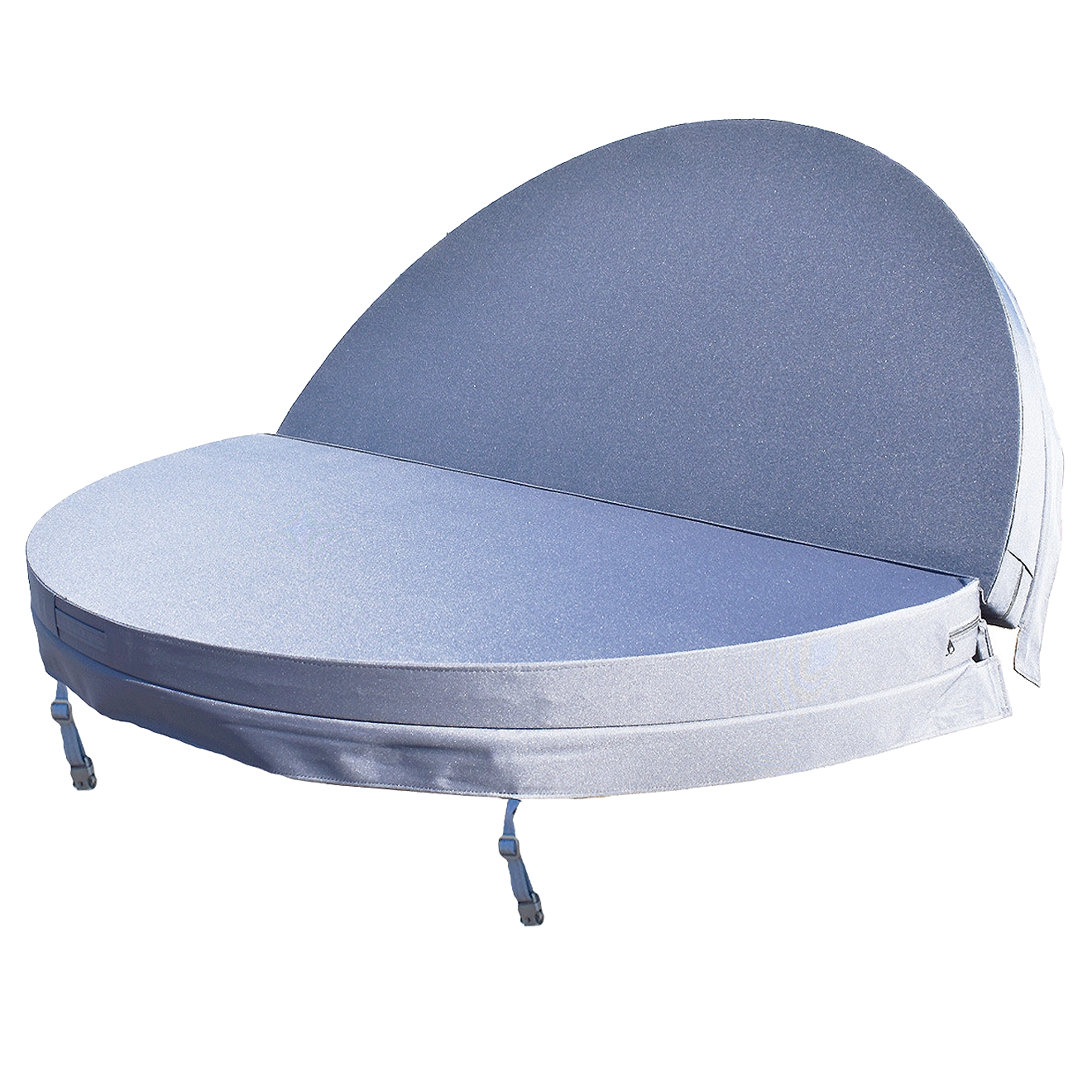 Whirlpool Thermocover round spa ø200cm- Durchmesser: 200cm light-grau Weather Shield