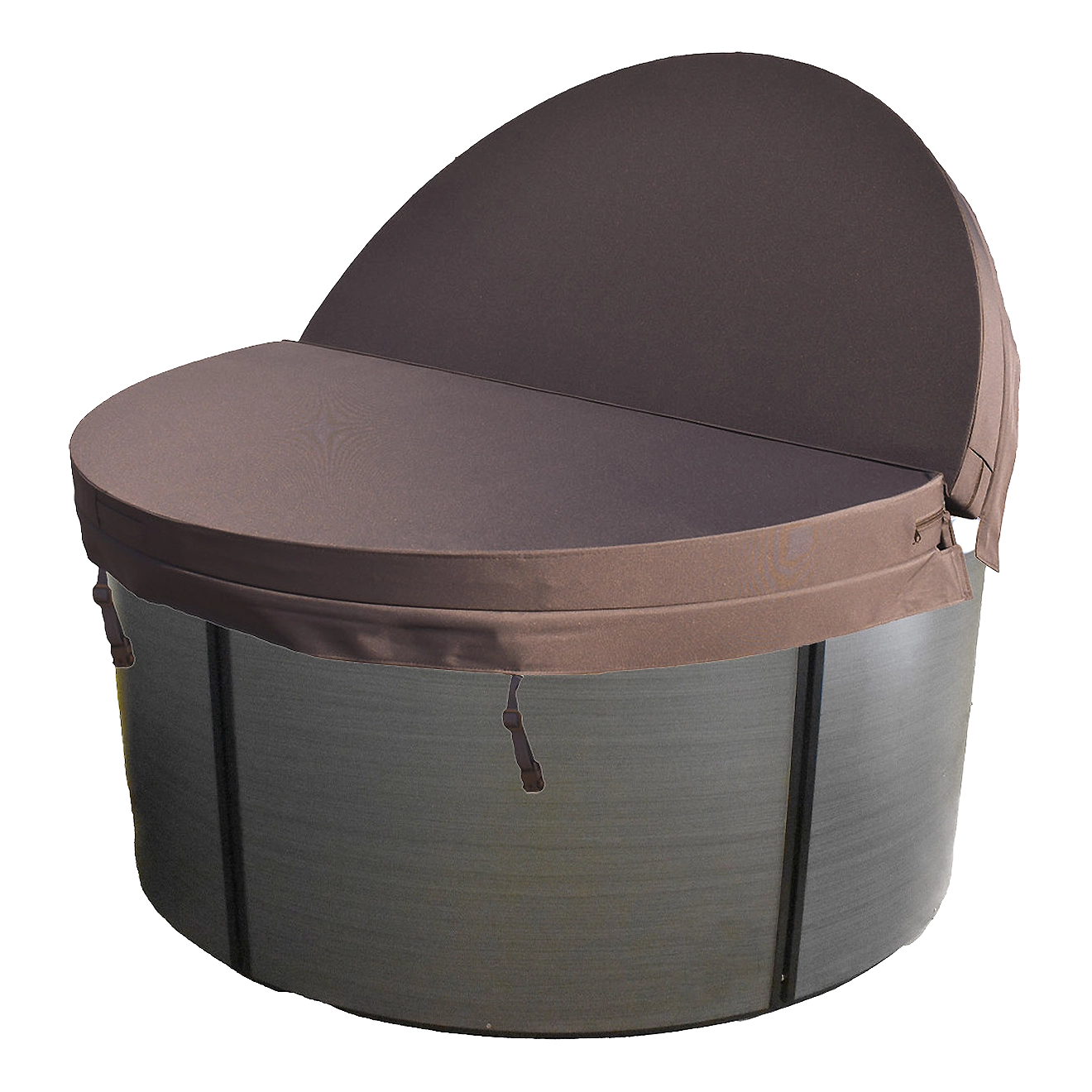 Whirlpool Thermocover round spa ø200cm- Durchmesser: 200cm light-grau Weather Shield
