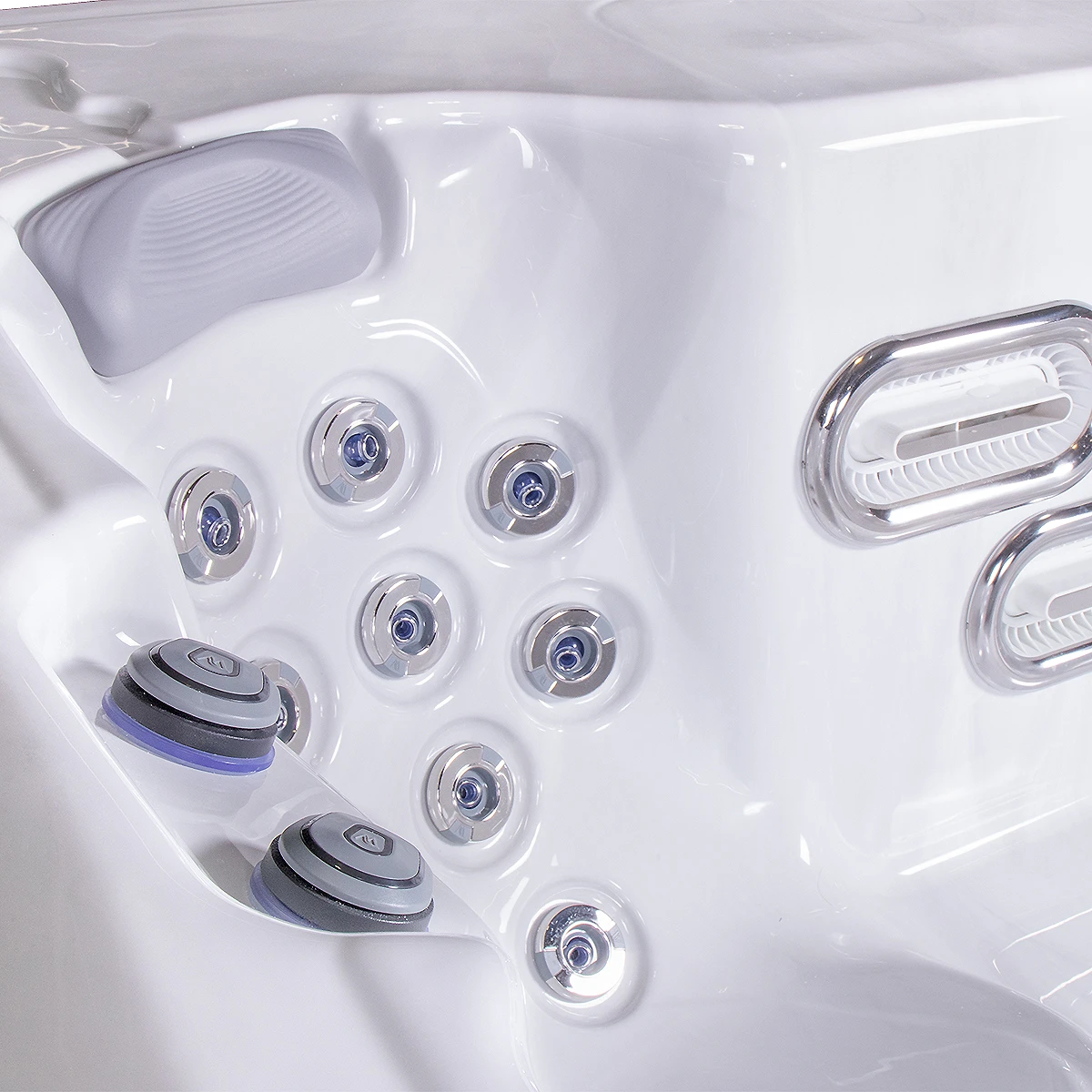 Wellis Amazon Riverjet Massagebereich. Massage nach Deinem Training