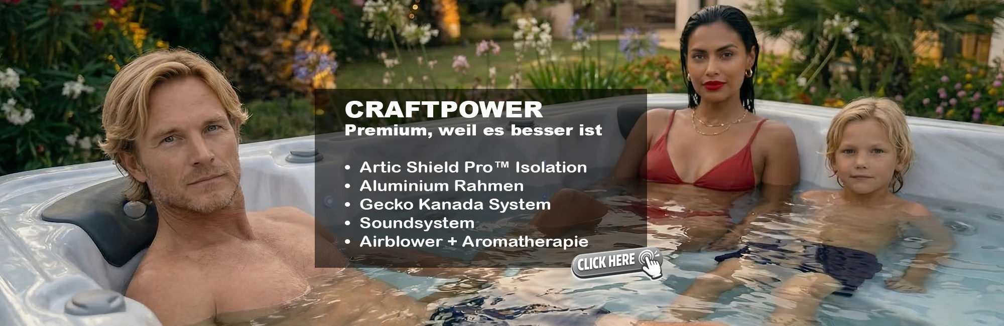CRAFTPOWER WHIRLPOOL - weil Premium besser ist