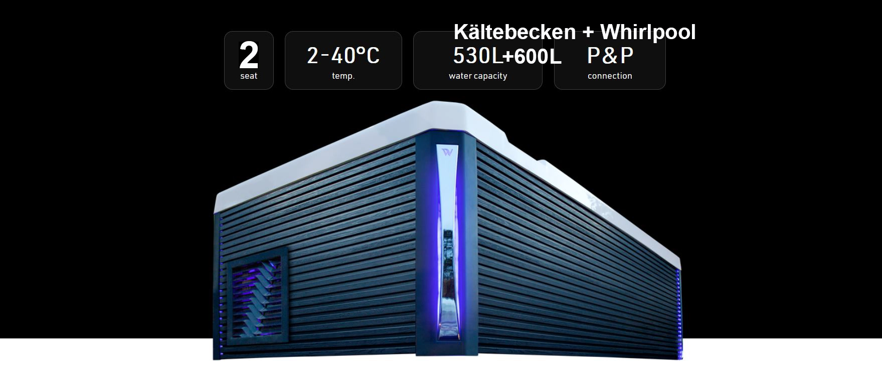 Wellis Iceland Duo - Kältetherapie + Whirlpool