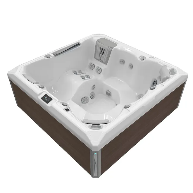 WELLIS ATLAS DELUXE PEAK LIFE, WELLIS Wannenfarbe / Aussenverkleidung: ICE WHITE / GRAPHITE BROWN