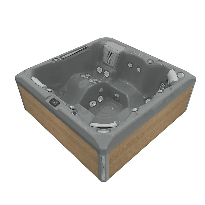 WELLIS ATLAS DELUXE PEAK LIFE, WELLIS Wannenfarbe / Aussenverkleidung: THUNDER GREY / LIGHT MAPLE
