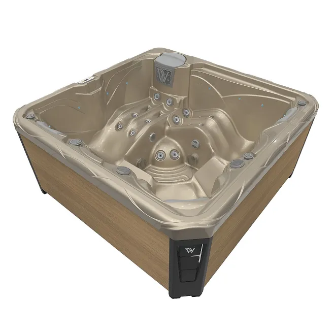 WELLIS CITYLIFE BUDAPEST 230V, WELLIS Wannenfarbe / Aussenverkleidung: CHAMPAGNE / LIGHT MAPLE