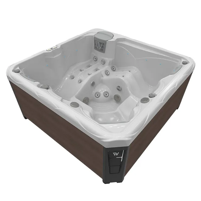 WELLIS CITYLIFE BUDAPEST 230V, WELLIS Wannenfarbe / Aussenverkleidung: ICE WHITE / GRAPHITE BROWN