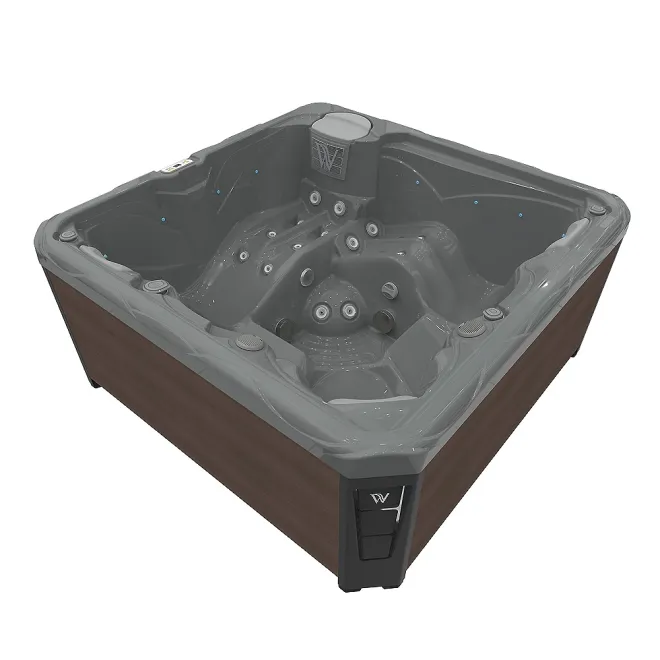 WELLIS CITYLIFE BUDAPEST 230V, WELLIS Wannenfarbe / Aussenverkleidung: THUNDER GREY / GRAPHITE BROWN
