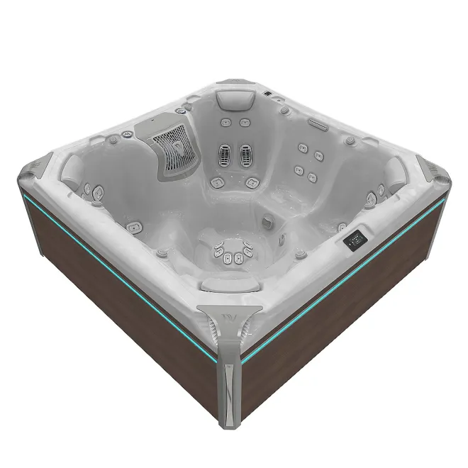WELLIS ELBRUS PEAKLIFE DELUXE, WELLIS Wannenfarbe / Aussenverkleidung: STERLING SILVER / GRAPHITE BROWN