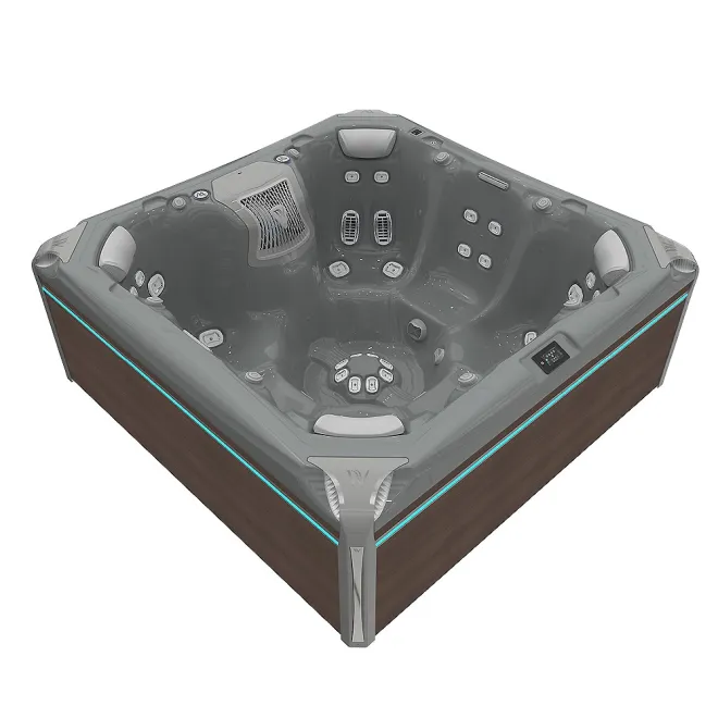 WELLIS ELBRUS PEAKLIFE DELUXE, WELLIS Wannenfarbe / Aussenverkleidung: THUNDER GREY / GRAPHITE BROWN