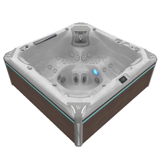 WELLIS EVEREST PEAKLIFE DELUXE, WELLIS Wannenfarbe / Aussenverkleidung: STERLING SILVER / GRAPHITE BROWN