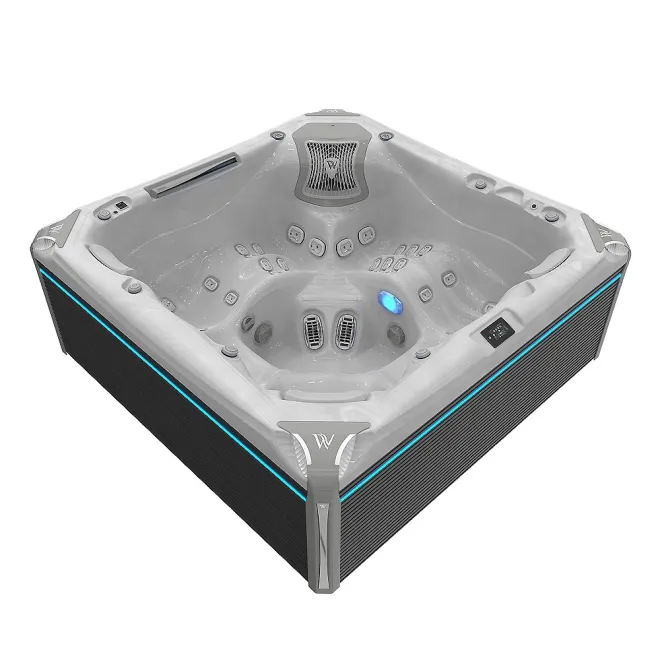 WELLIS EVEREST PEAKLIFE DELUXE, WELLIS Wannenfarbe / Aussenverkleidung: STERLING SILVER / GRAU