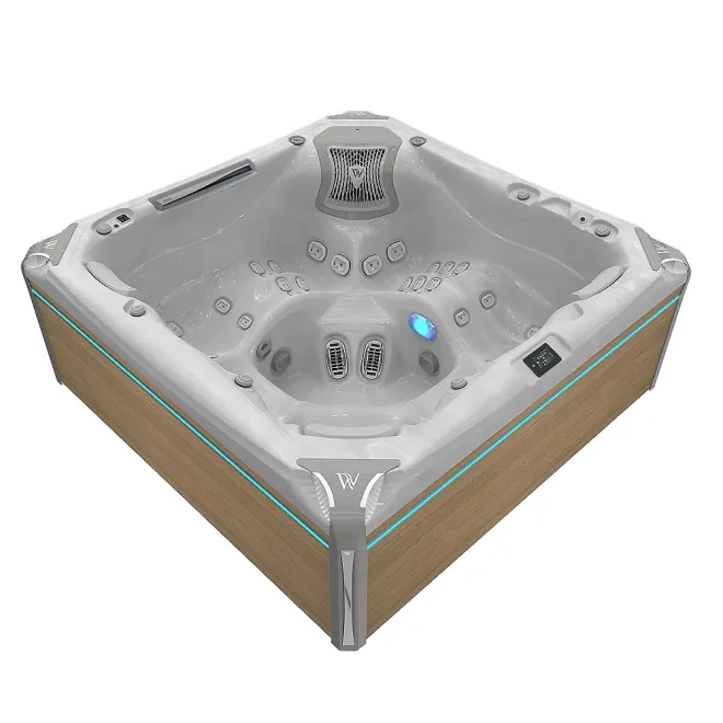 WELLIS EVEREST PEAKLIFE DELUXE, WELLIS Wannenfarbe / Aussenverkleidung: STERLING SILVER / LIGHT MAPLE