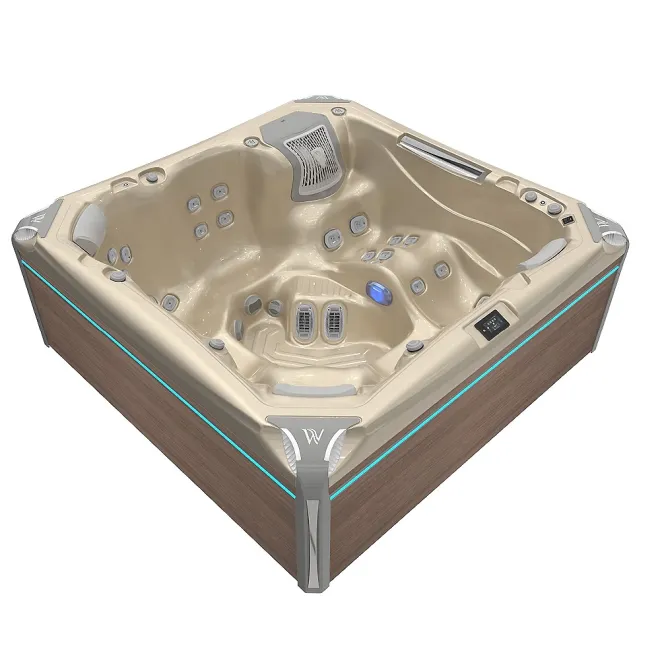 WELLIS KILIMANJARO PEAKLIFE DELUXE, WELLIS Wannenfarbe / Aussenverkleidung: CHAMPAGNE / GRAPHITE BROWN