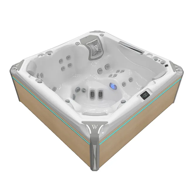 WELLIS KILIMANJARO PEAKLIFE DELUXE, WELLIS Wannenfarbe / Aussenverkleidung: ICE WHITE / LIGHT MAPLE