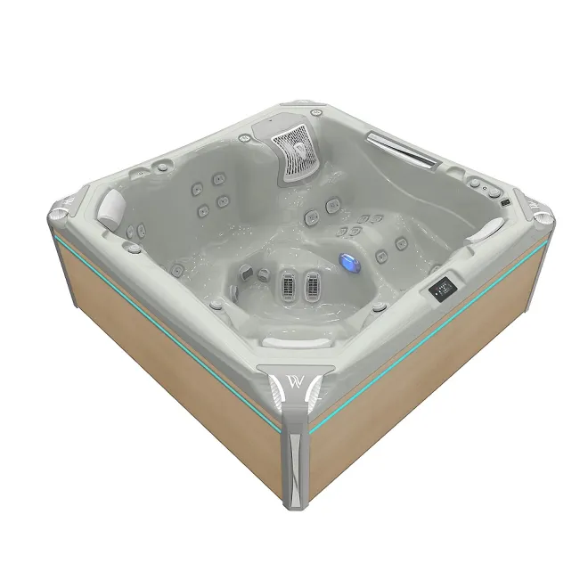 WELLIS KILIMANJARO PEAKLIFE DELUXE, WELLIS Wannenfarbe / Aussenverkleidung: SOFT SILK / LIGHT MAPLE