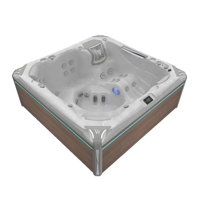 WELLIS KILIMANJARO PEAKLIFE DELUXE, WELLIS Wannenfarbe / Aussenverkleidung: STERLING SILVER / GRAPHITE BROWN