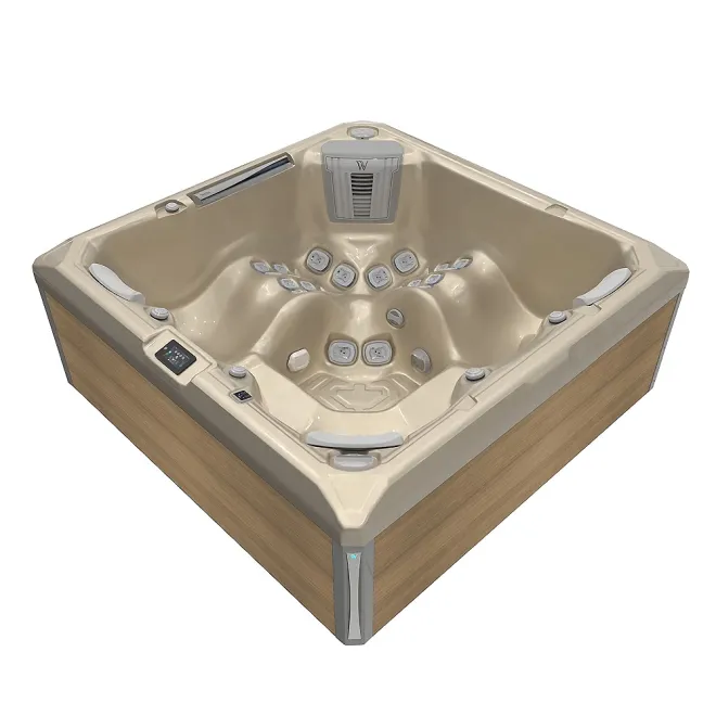 WELLIS MAKALU PEAKLIFE DELUXE, WELLIS Wannenfarbe / Aussenverkleidung: CHAMPAGNE / LIGHT MAPLE