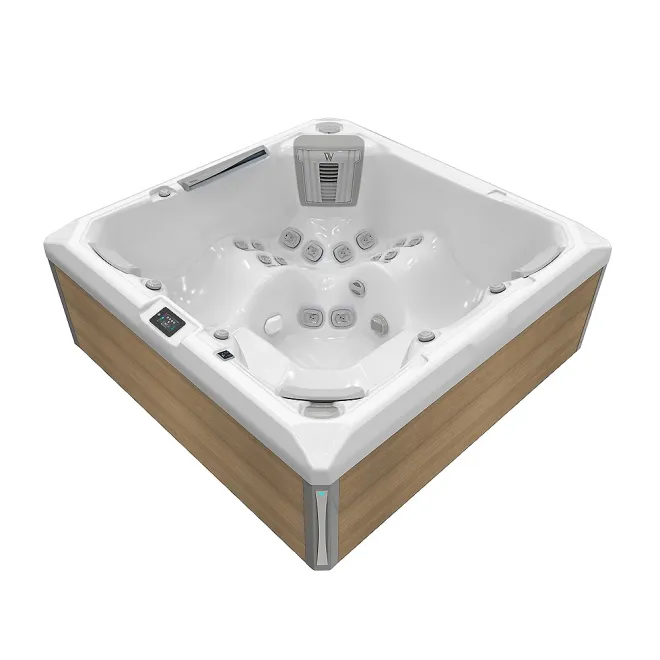 WELLIS MAKALU PEAKLIFE DELUXE, WELLIS Wannenfarbe / Aussenverkleidung: ICE WHITE / LIGHT MAPLE