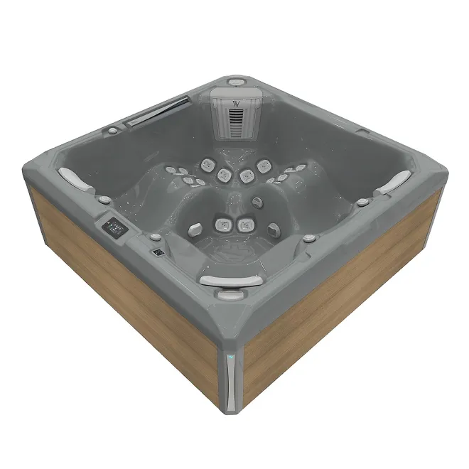 WELLIS MAKALU PEAKLIFE DELUXE, WELLIS Wannenfarbe / Aussenverkleidung: THUNDER GREY / LIGHT MAPLE