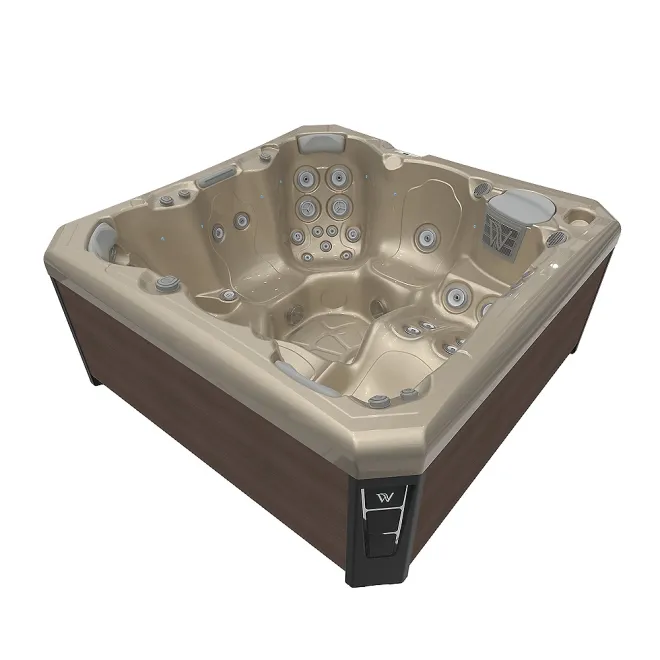WELLIS CITYLIFE MALAGA, WELLIS Wannenfarbe / Aussenverkleidung: CHAMPAGNE / GRAPHITE BROWN