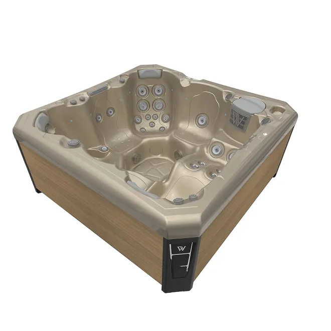 WELLIS CITYLIFE MALAGA, WELLIS Wannenfarbe / Aussenverkleidung: CHAMPAGNE / LIGHT MAPLE
