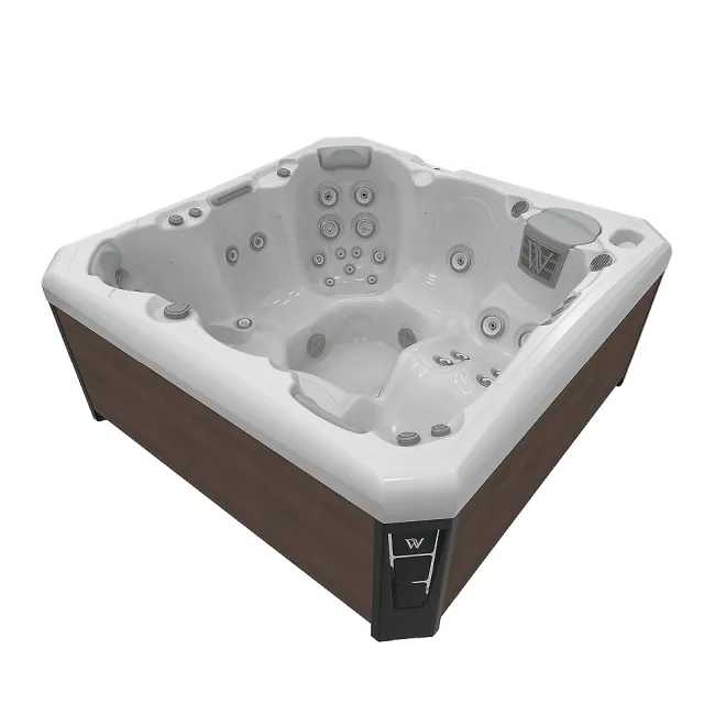 WELLIS CITYLIFE MALAGA, WELLIS Wannenfarbe / Aussenverkleidung: ICE WHITE / GRAPHITE BROWN