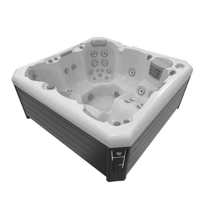 WELLIS CITYLIFE MALAGA, WELLIS Wannenfarbe / Aussenverkleidung: ICE WHITE / GRAU
