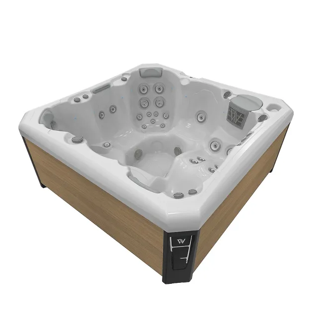 WELLIS CITYLIFE MALAGA, WELLIS Wannenfarbe / Aussenverkleidung: ICE WHITE / LIGHT MAPLE