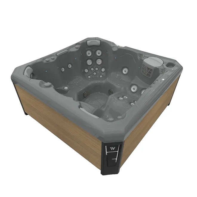 WELLIS CITYLIFE MALAGA, WELLIS Wannenfarbe / Aussenverkleidung: THUNDER GREY / LIGHT MAPLE