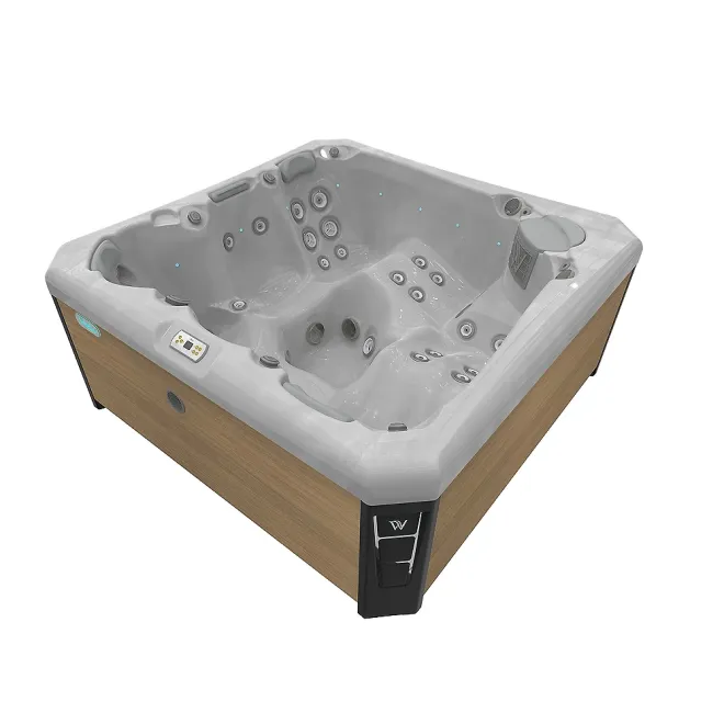 WELLIS CITYLIFE PALERMO, WELLIS Wannenfarbe / Aussenverkleidung: STERLING SILVER / LIGHT MAPLE