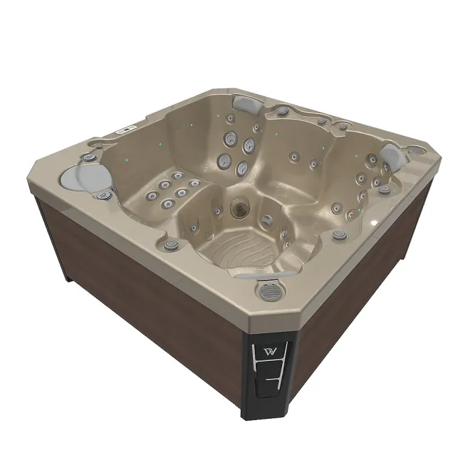 WELLIS CITYLIFE PRAGUE 230V, WELLIS Wannenfarbe / Aussenverkleidung: CHAMPAGNE / GRAPHITE BROWN