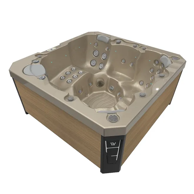 WELLIS CITYLIFE PRAGUE 230V, WELLIS Wannenfarbe / Aussenverkleidung: CHAMPAGNE / LIGHT MAPLE