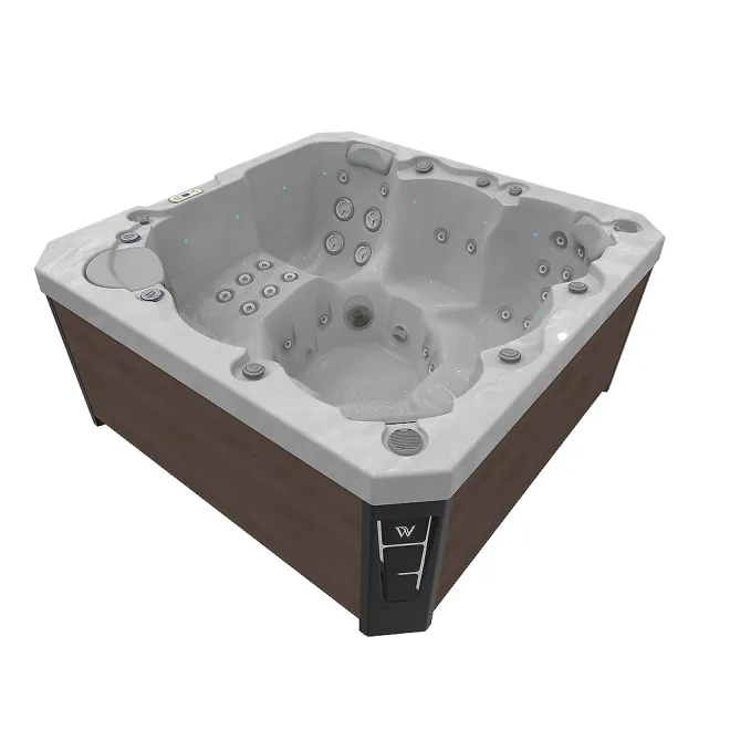 WELLIS CITYLIFE PRAGUE 230V, WELLIS Wannenfarbe / Aussenverkleidung: STERLING SILVER / GRAPHITE BROWN