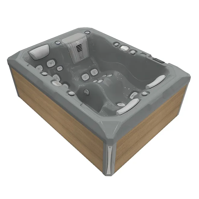 WELLIS TEIDE PEAKLIFE DELUXE, WELLIS Wannenfarbe / Aussenverkleidung: THUNDER GREY / LIGHT MAPLE