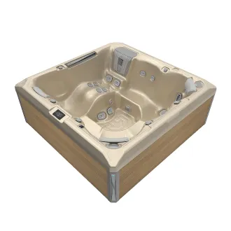 WELLIS ATLAS DELUXE PEAK LIFE, WELLIS Wannenfarbe / Aussenverkleidung: CHAMPAGNE / LIGHT MAPLE