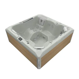 WELLIS ATLAS DELUXE PEAK LIFE, WELLIS Wannenfarbe / Aussenverkleidung: SOFT SILK / LIGHT MAPLE