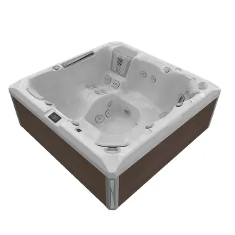 WELLIS ATLAS DELUXE PEAK LIFE, WELLIS Wannenfarbe / Aussenverkleidung: STERLING SILVER / GRAPHITE BROWN