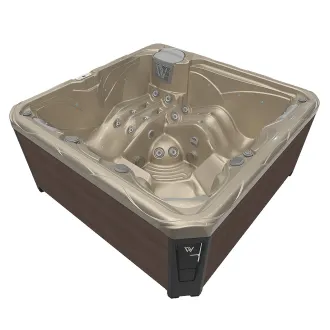WELLIS CITYLIFE BUDAPEST 230V, WELLIS Wannenfarbe / Aussenverkleidung: CHAMPAGNE / GRAPHITE BROWN