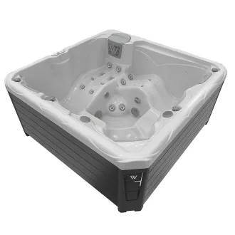 WELLIS CITYLIFE BUDAPEST 230V, WELLIS Wannenfarbe / Aussenverkleidung: ICE WHITE / GRAU