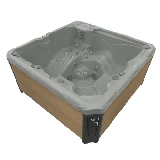 WELLIS CITYLIFE BUDAPEST 230V, WELLIS Wannenfarbe / Aussenverkleidung: SOFT SILK / LIGHT MAPLE
