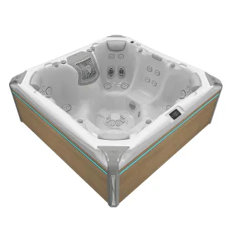 WELLIS ELBRUS PEAKLIFE DELUXE, WELLIS Wannenfarbe / Aussenverkleidung: ICE WHITE / LIGHT MAPLE