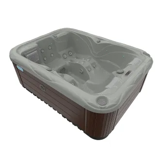WELLIS CITYLIFE FIRENZE 230V, WELLIS Wannenfarbe / Aussenverkleidung: SOFT SILK / GRAPHITE BROWN
