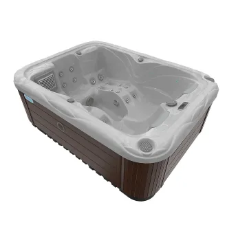WELLIS CITYLIFE FIRENZE 230V, WELLIS Wannenfarbe / Aussenverkleidung: STERLING SILVER / GRAPHITE BROWN