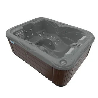 WELLIS CITYLIFE FIRENZE 230V, WELLIS Wannenfarbe / Aussenverkleidung: THUNDER GREY / GRAPHITE BROWN