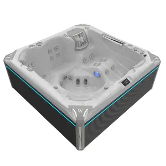 WELLIS KILIMANJARO PEAKLIFE DELUXE, WELLIS Wannenfarbe / Aussenverkleidung: STERLING SILVER / GRAU