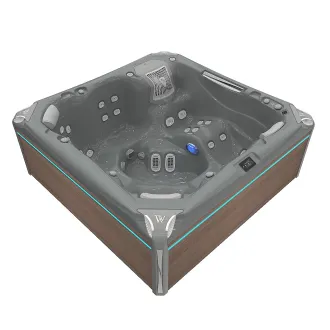 WELLIS KILIMANJARO PEAKLIFE DELUXE, WELLIS Wannenfarbe / Aussenverkleidung: THUNDER GREY / GRAPHITE BROWN