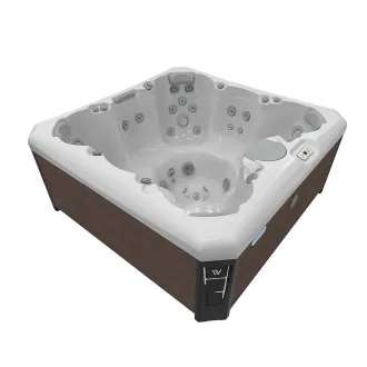 WELLIS CITYLIFE LIMA, WELLIS Wannenfarbe / Aussenverkleidung: ICE WHITE / GRAPHITE BROWN
