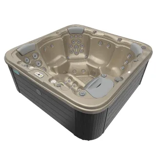 WELLIS CITYLIFE LUGANO, WELLIS Wannenfarbe / Aussenverkleidung: CHAMPAGNE / GRAU