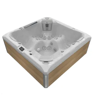 WELLIS MAKALU PEAKLIFE DELUXE, WELLIS Wannenfarbe / Aussenverkleidung: STERLING SILVER / LIGHT MAPLE